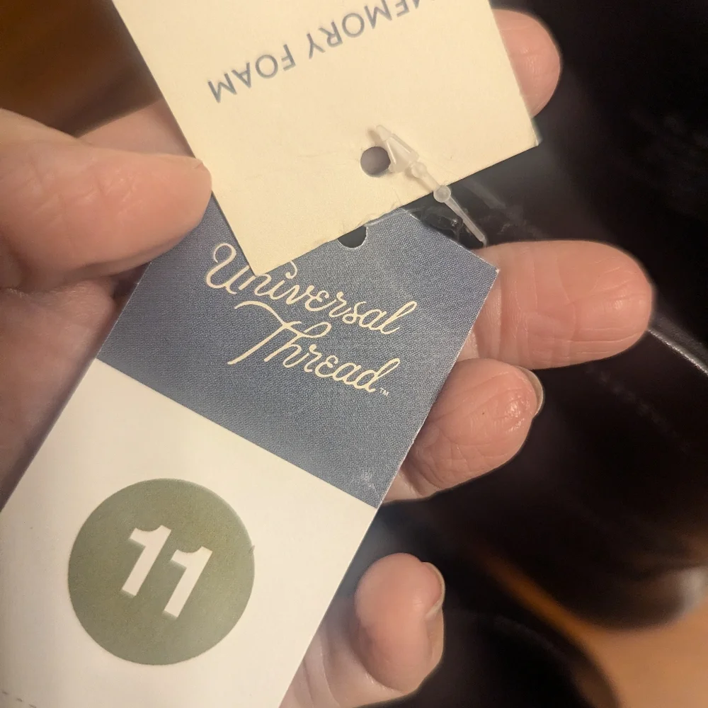 Western Cowboy Ankle Boots Black Heeled Universal Thread Size 11 NWT - Picture 4 of 5